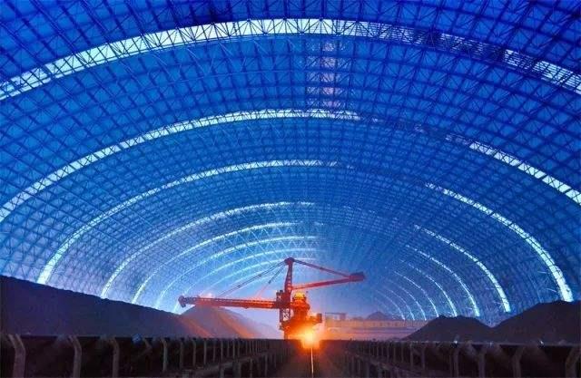 图们亿优钢构工程师为您解析原料场封闭技术的特点和类型